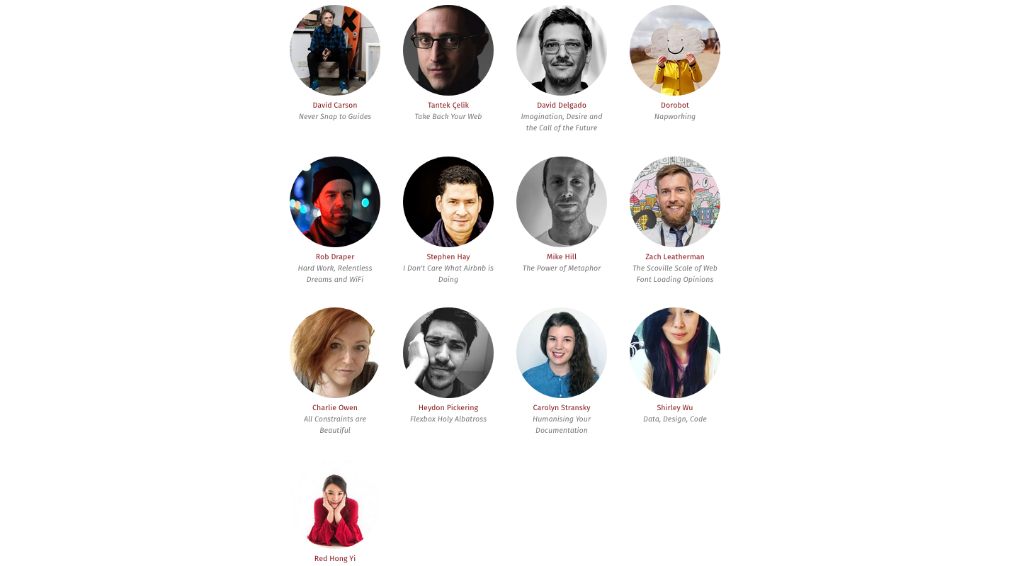 Beyond Tellerand Düsseldorf 2019 speakers